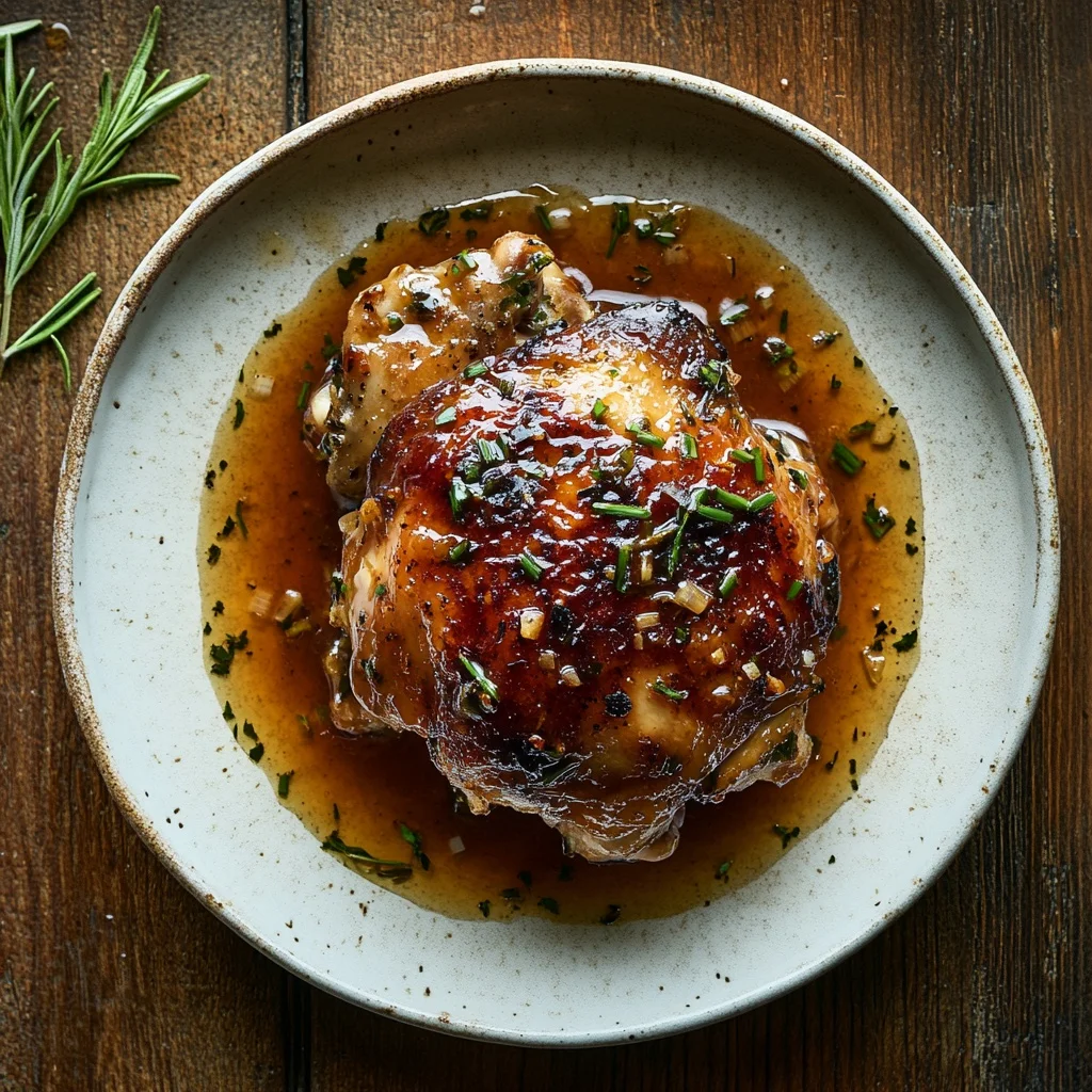 slow cooker honey garlic chicken thighs serving suggestion