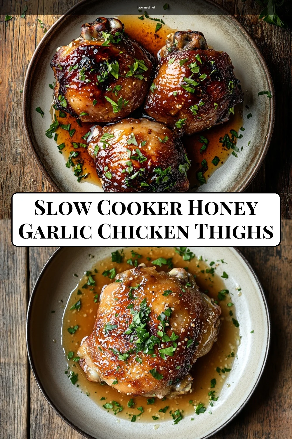 Tagslow Cooker Honey Garlic Chicken Thighs