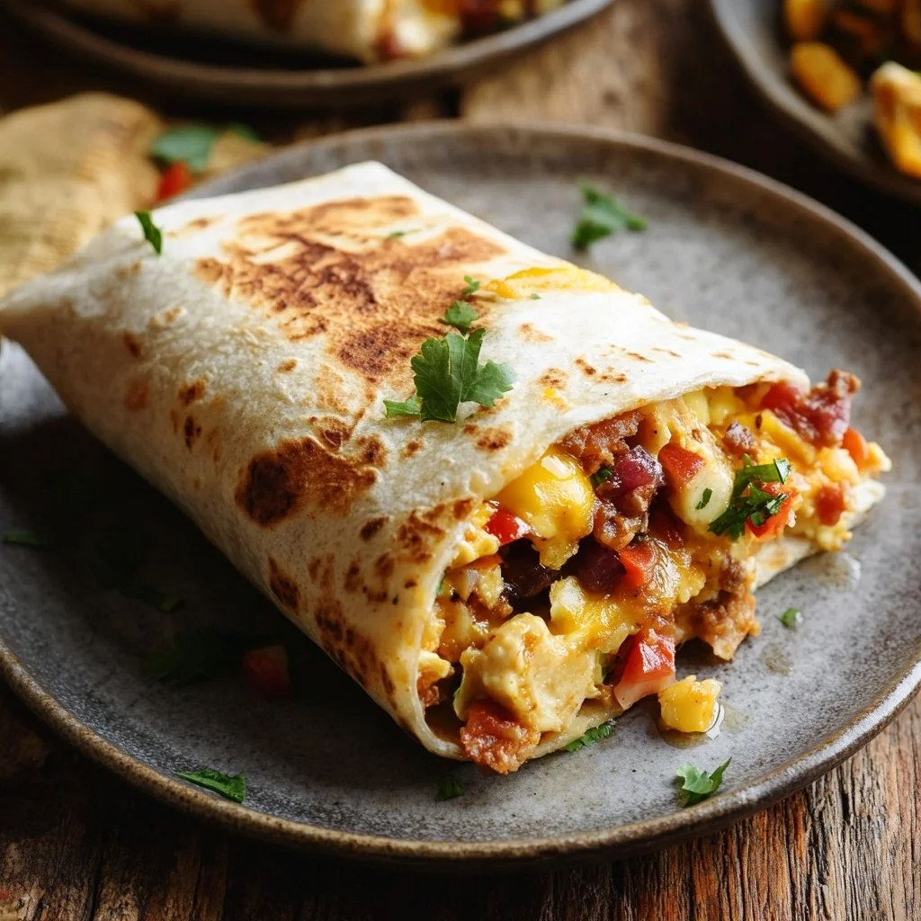 want easy breakfast burritos for busy mornings serving suggestion