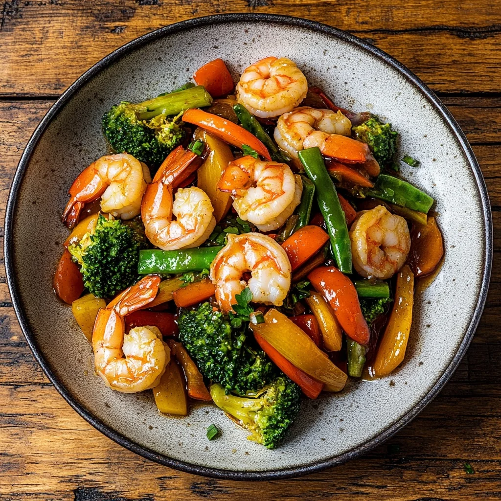 15 minute shrimp stir fry with vegetables serving suggestion