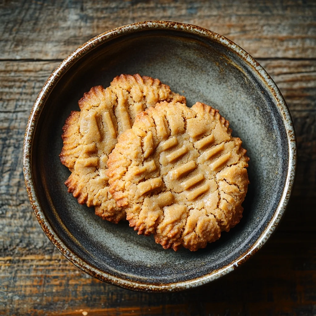 3-ingredient peanut butter cookies serving suggestion