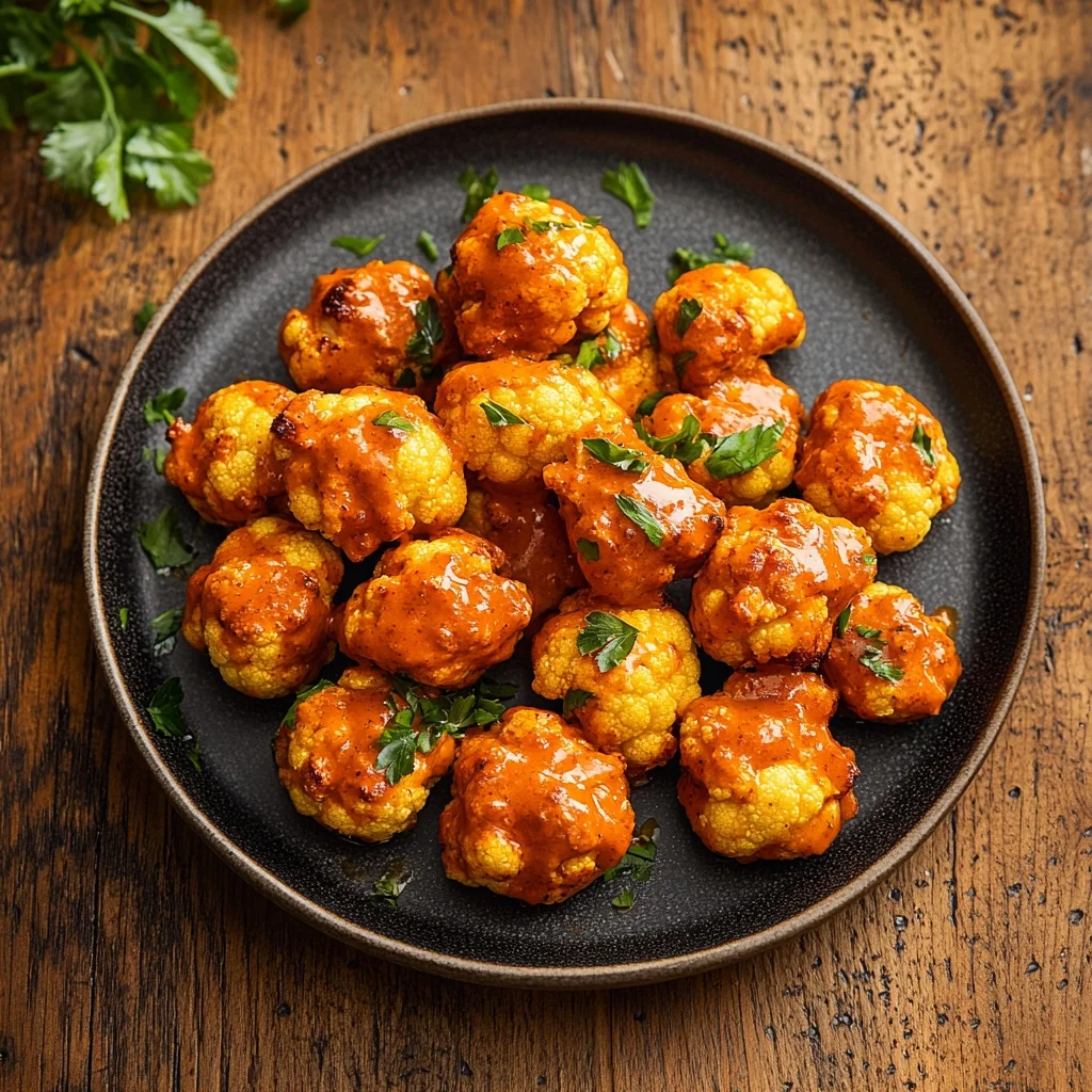 air fryer buffalo cauliflower bites ingredients