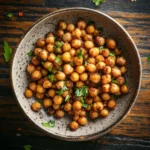 air fryer crispy chickpeas