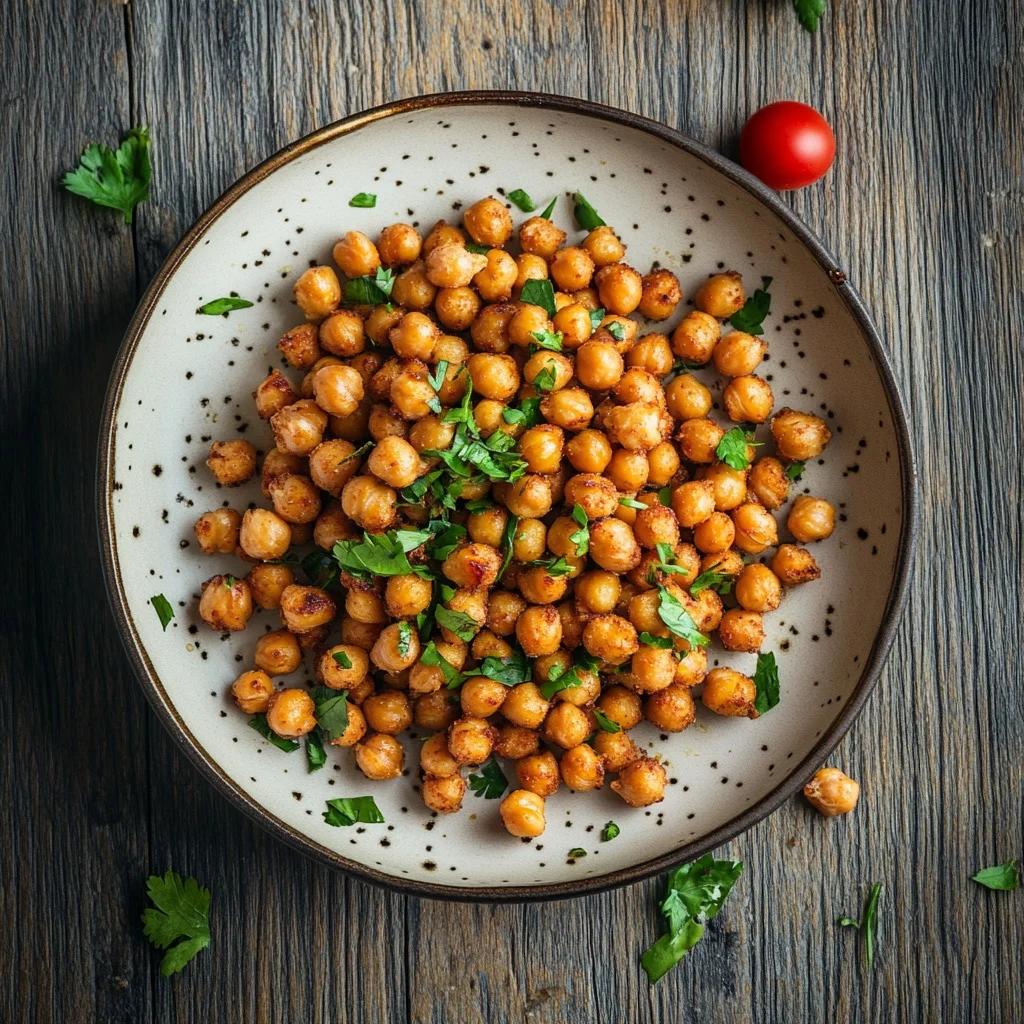 air fryer crispy chickpeas ingredients