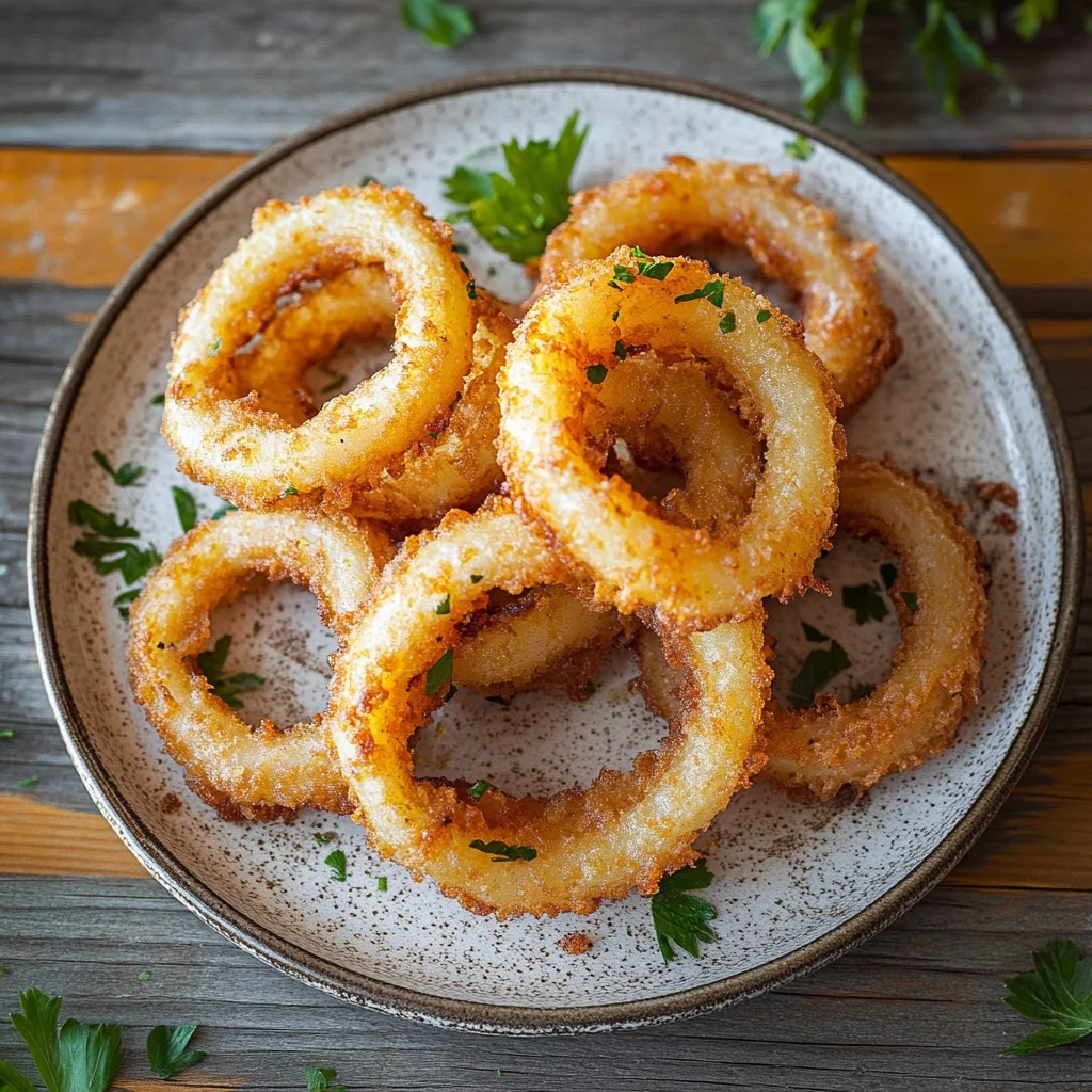 air fryer onion rings ingredients