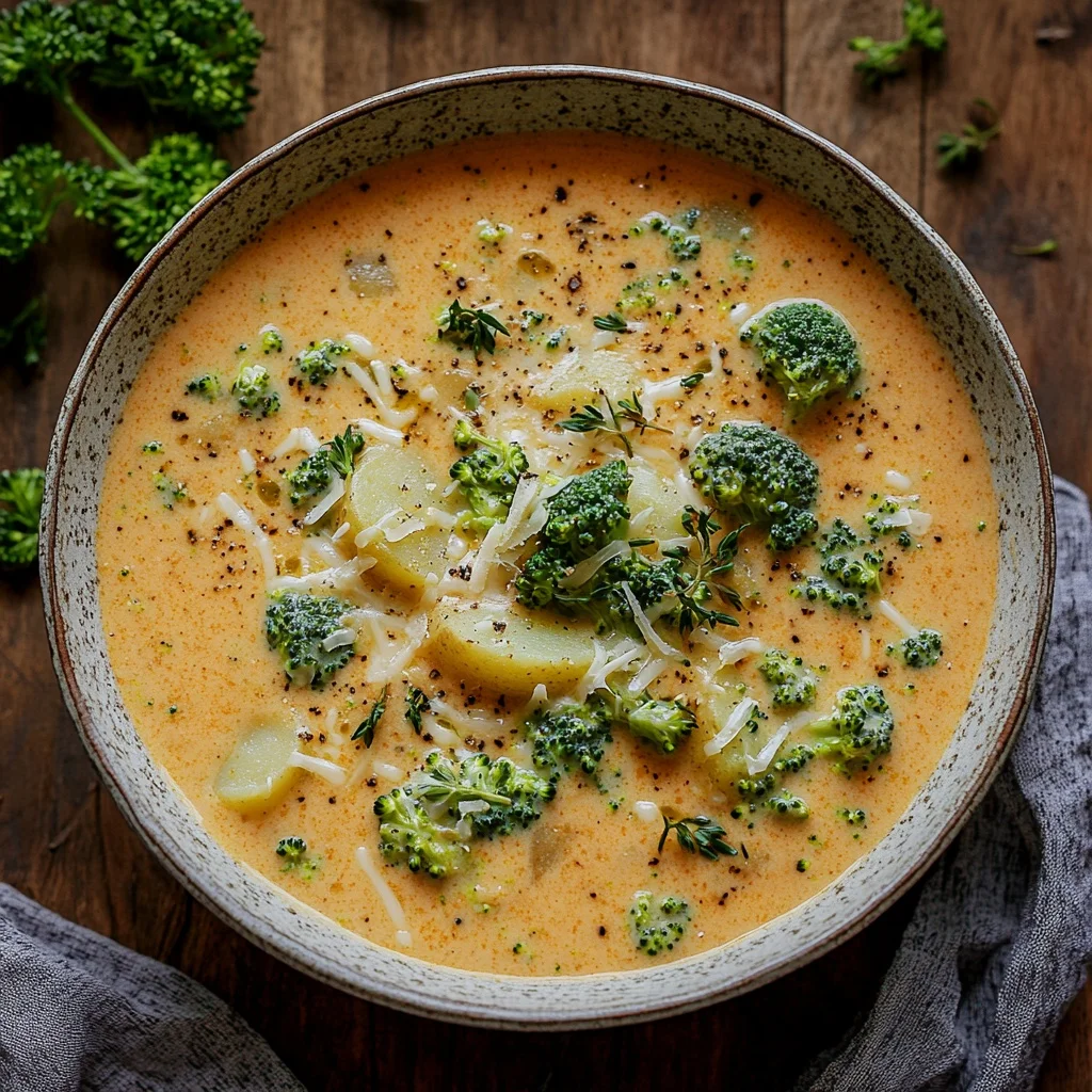 best loaded broccoli cheese potato soup ingredients