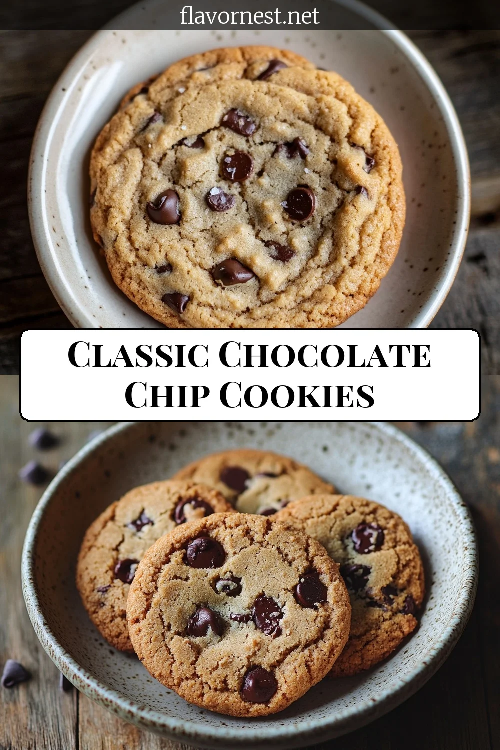 classic chocolate chip cookies pin