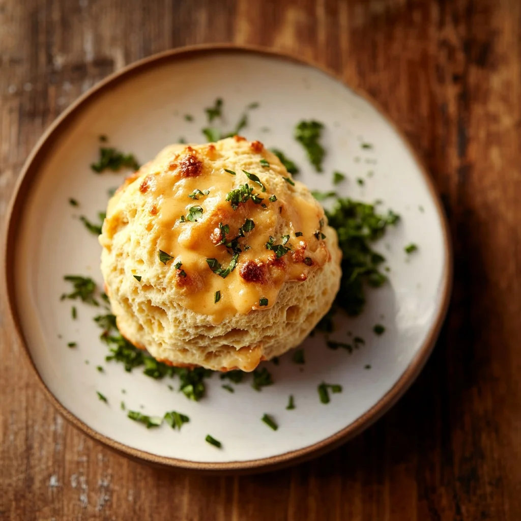 copycat red lobster cheddar bay biscuits serving suggestion