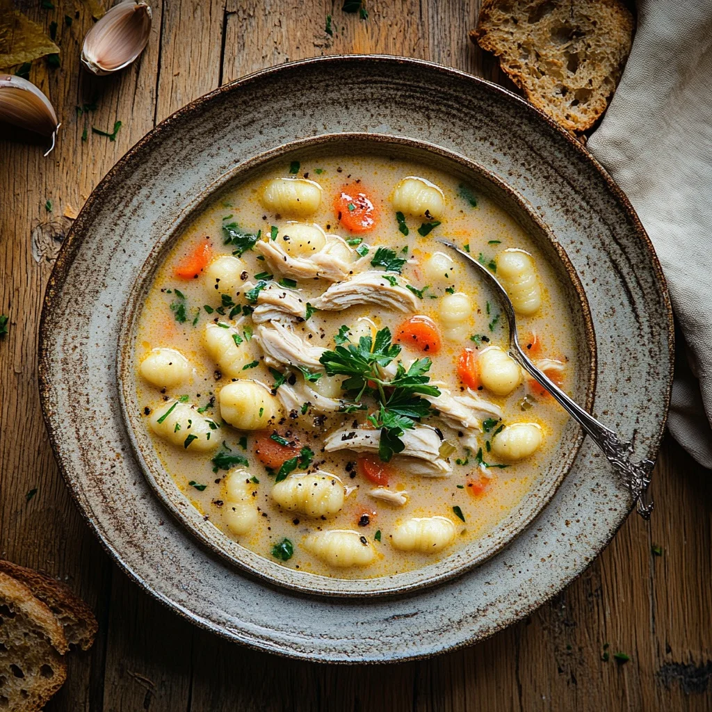 cozy chicken gnocchi soup recipe