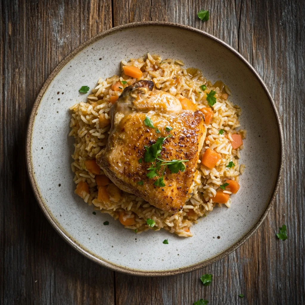 crockpot chicken and rice