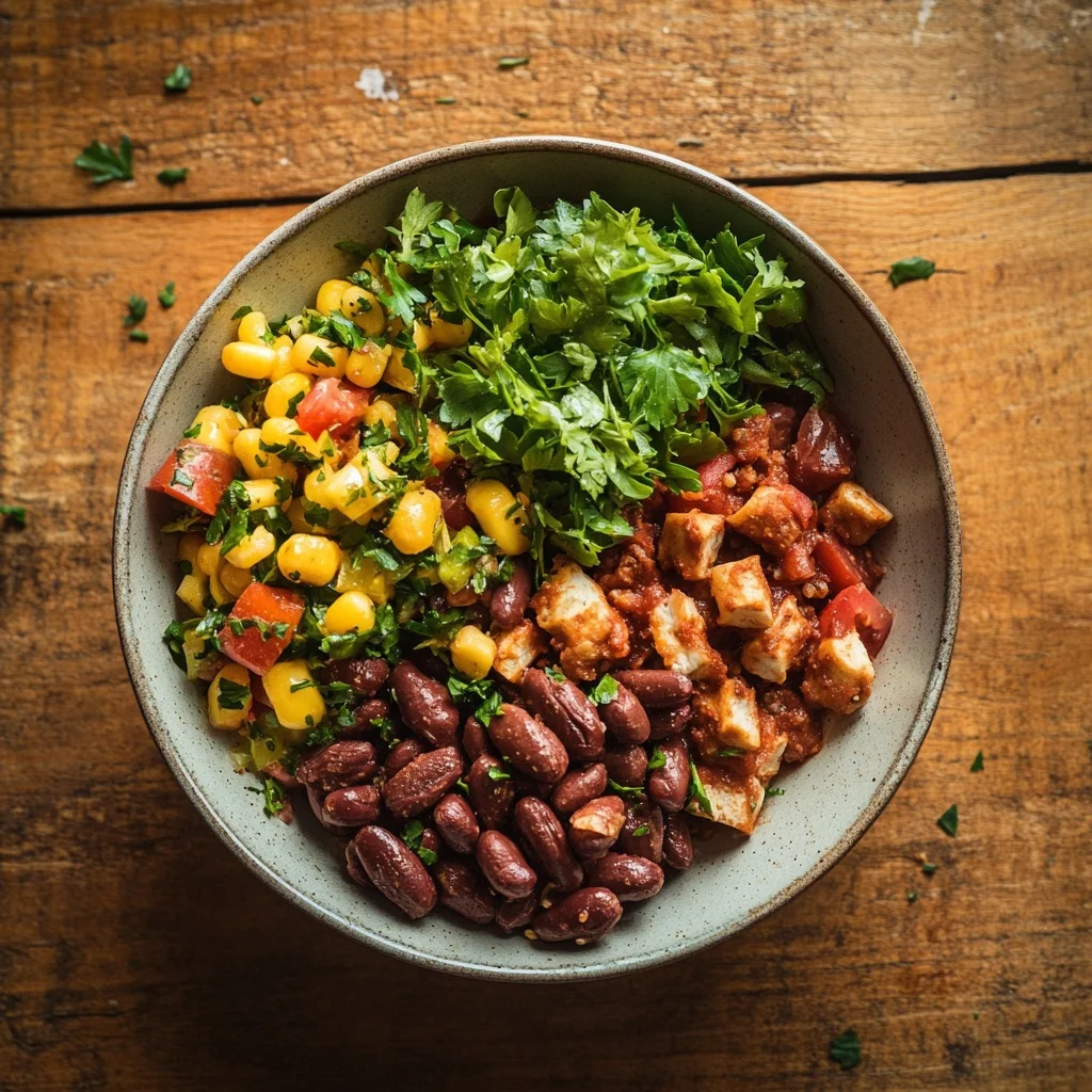 easy cowboy salad hearty protein bowl