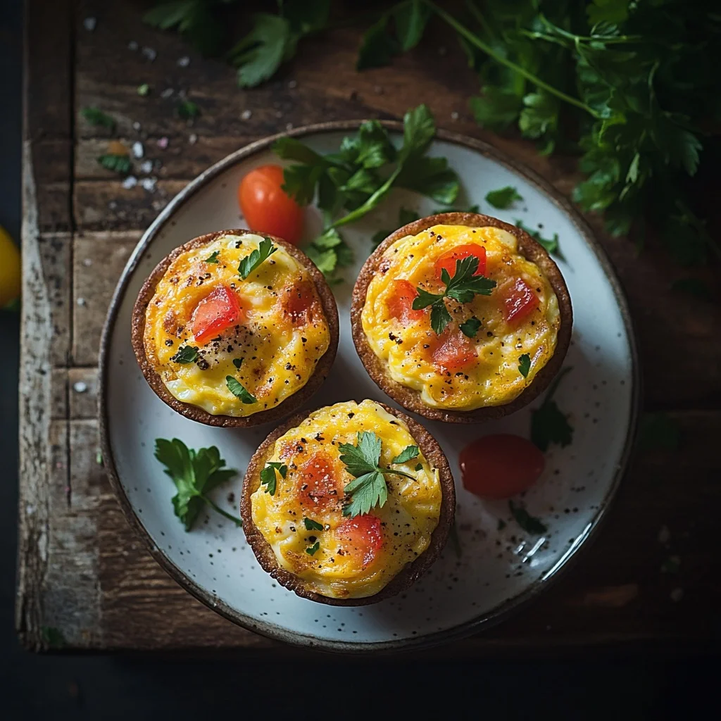 easy egg muffin cups for breakfast ingredients