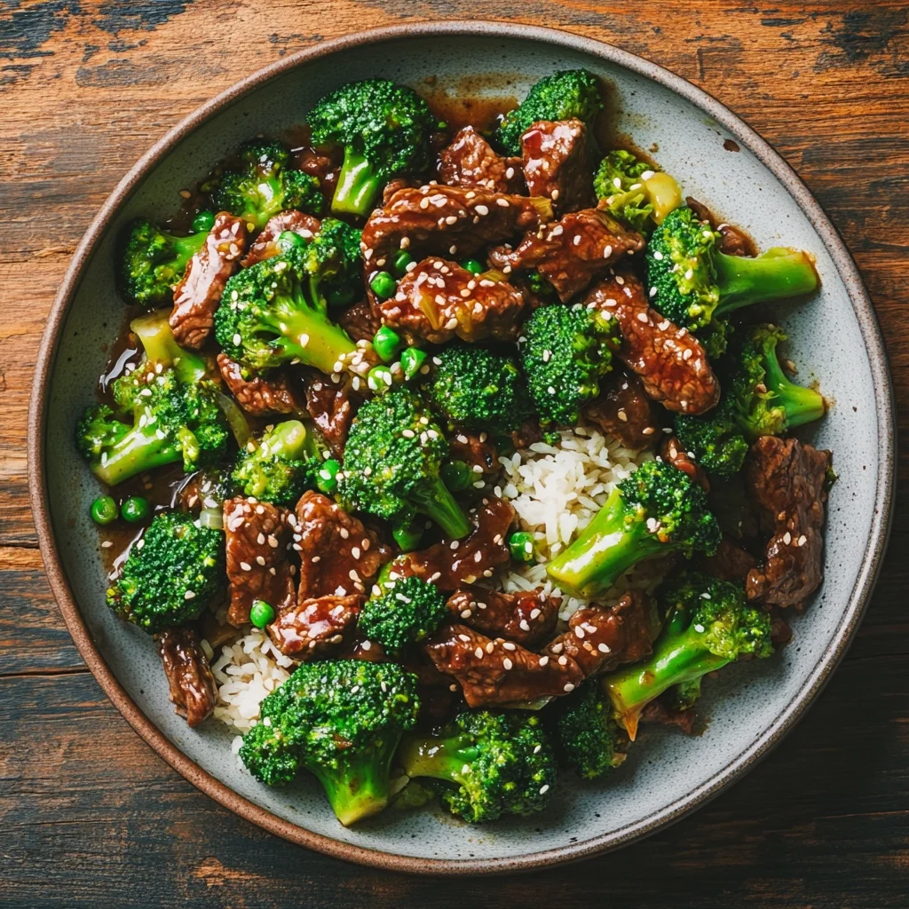 easy homemade beef and broccoli stir fry ingredients