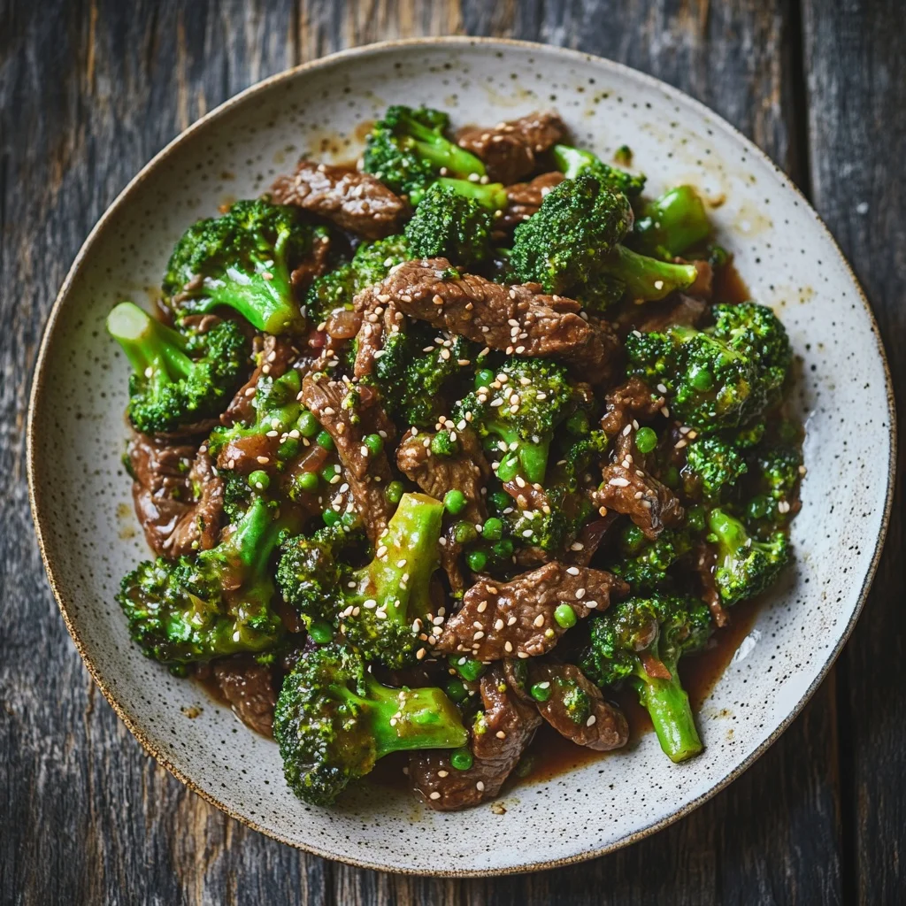 easy homemade beef and broccoli stir fry serving suggestion