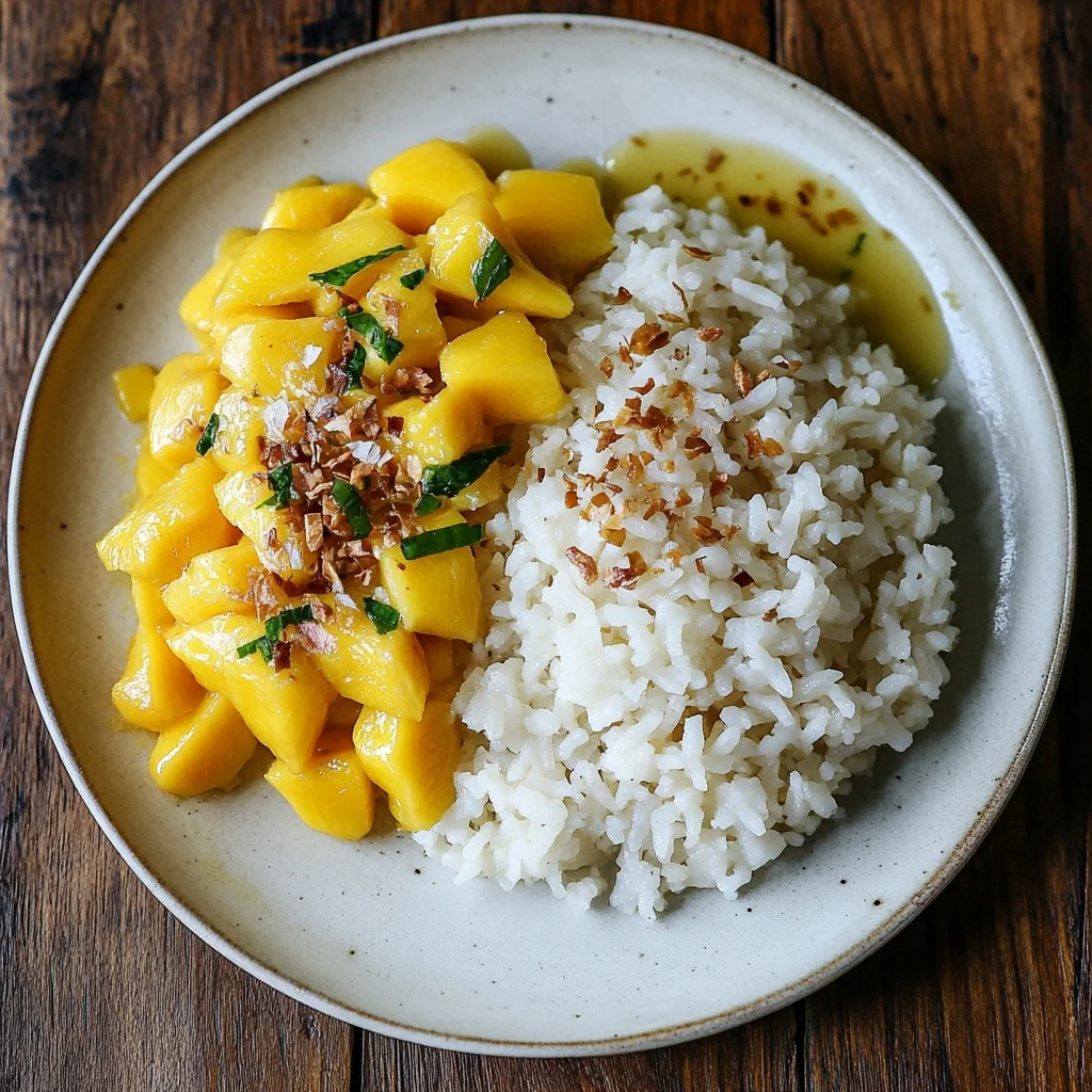 Easy Mango Sticky Rice — 5-Ingredient Dessert That Tastes Like Vacation
