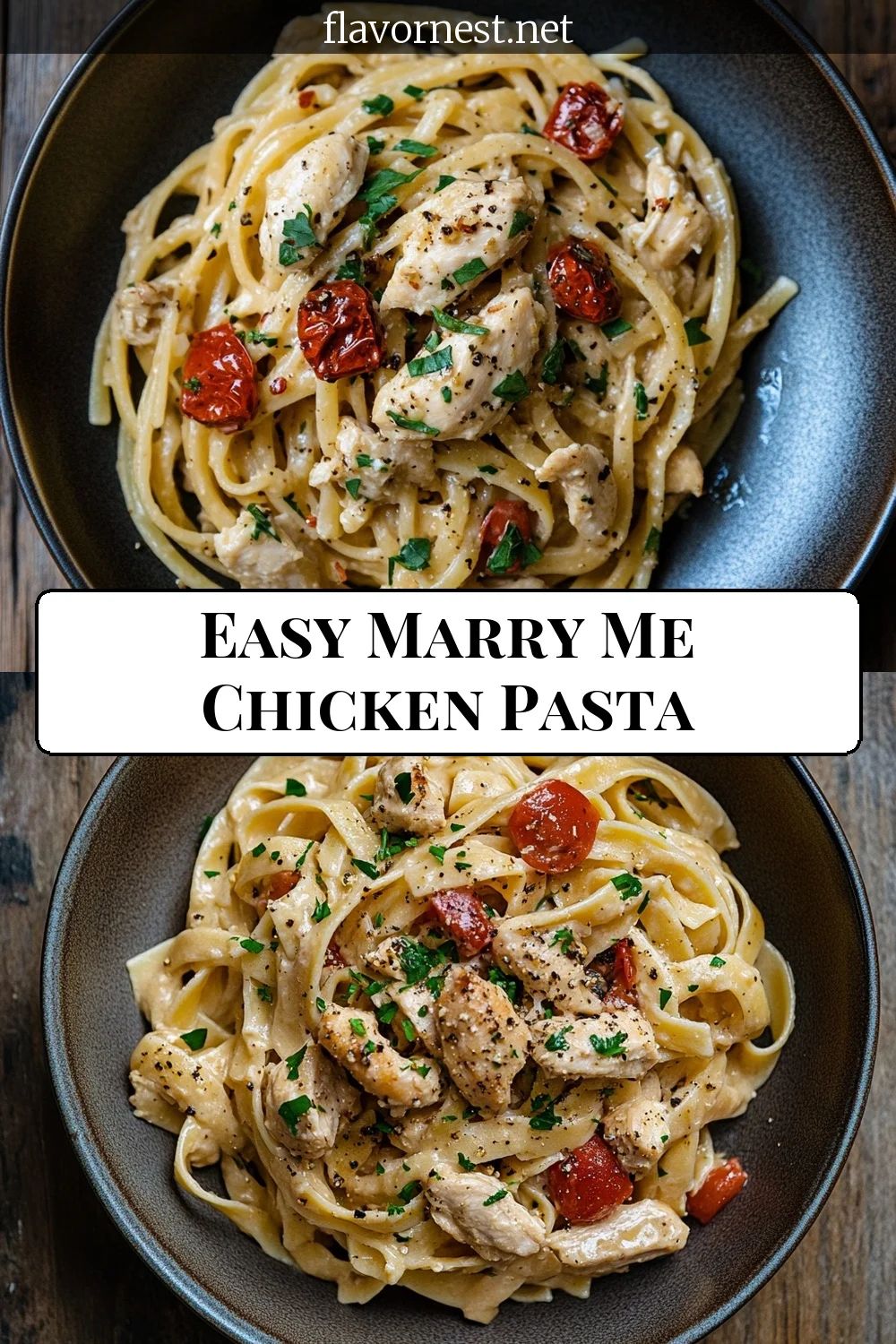 easy marry me chicken pasta recipe tonight pin