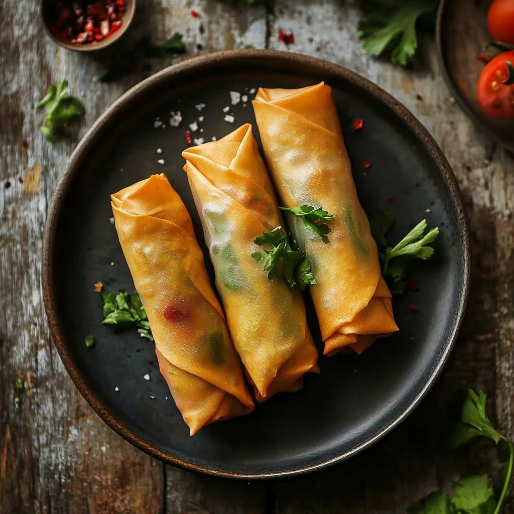 easy veggie spring rolls ingredients