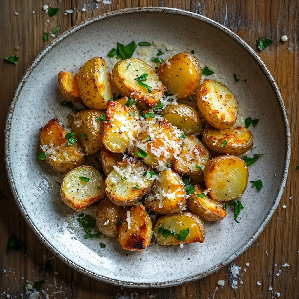 garlic parmesan roasted potatoes