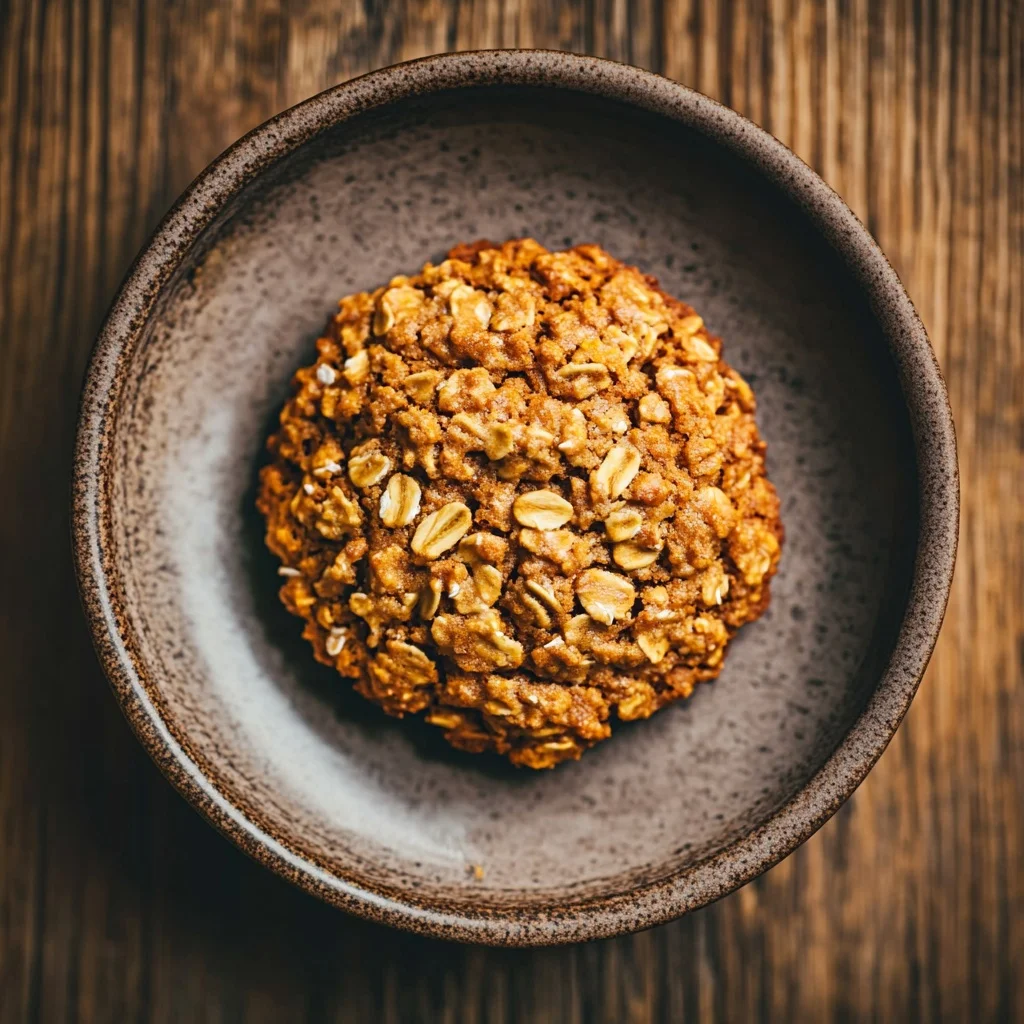 healthy pumpkin oatmeal cookies serving suggestion