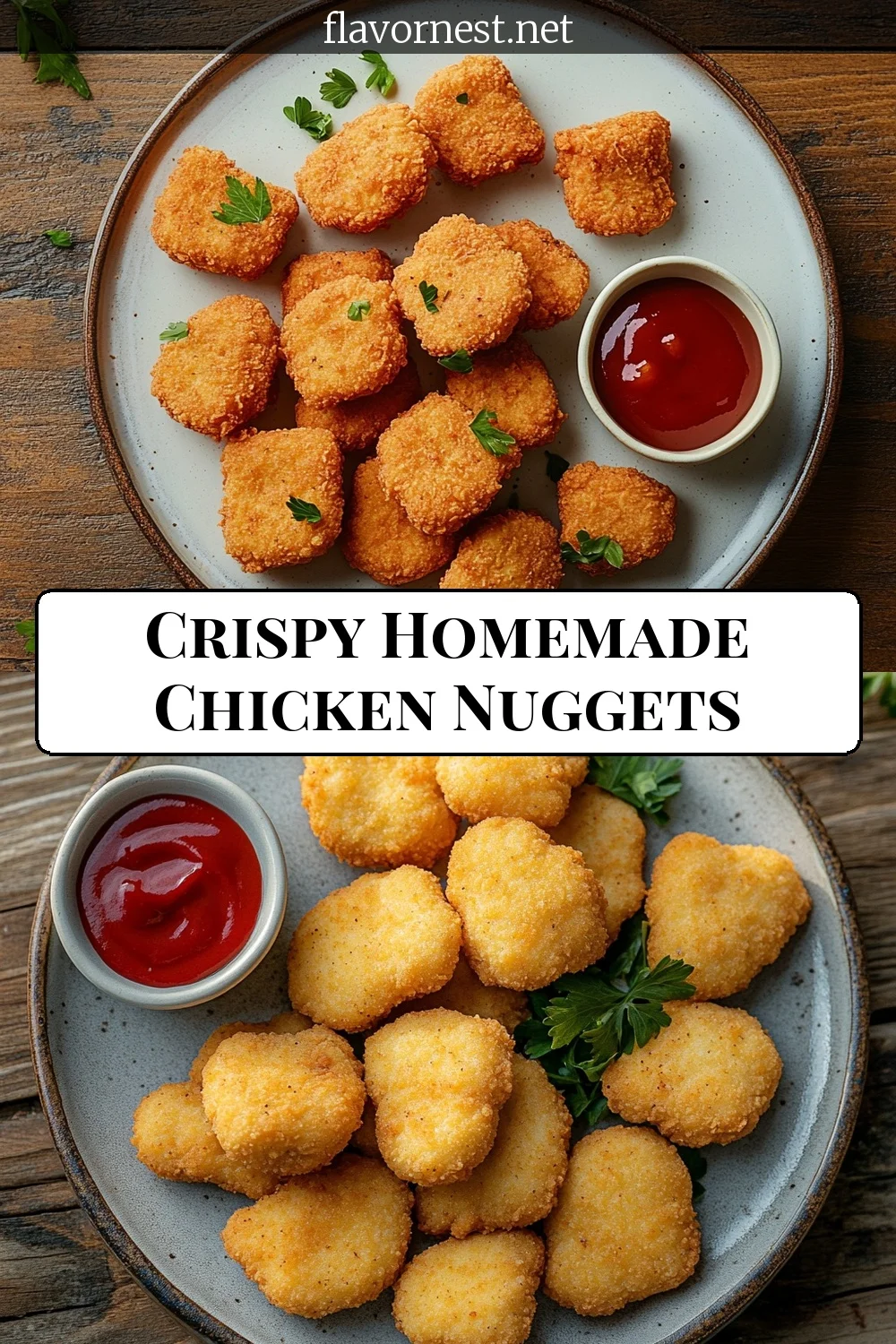 homemade chicken nuggets pin