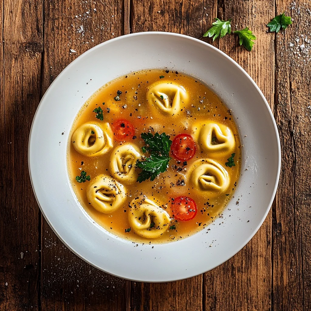 image for cozy chicken tortellini soup