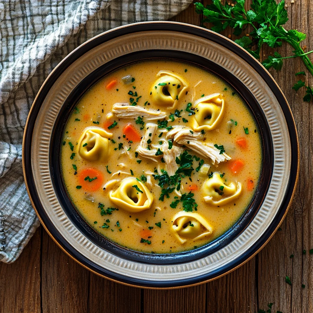 image for cozy chicken tortellini soup ingredients