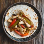 image for easy crockpot chicken fajitas