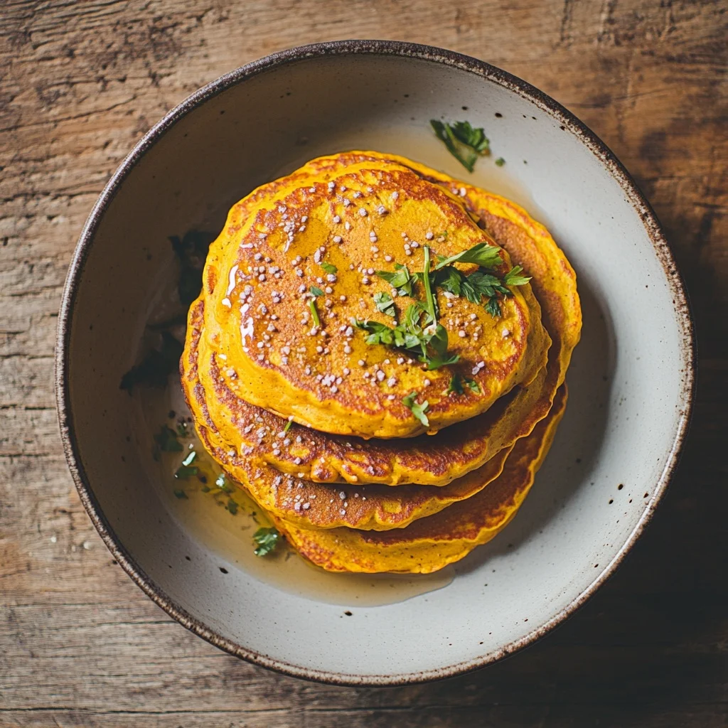 image for quick 2-ingredient pumpkin pancakes