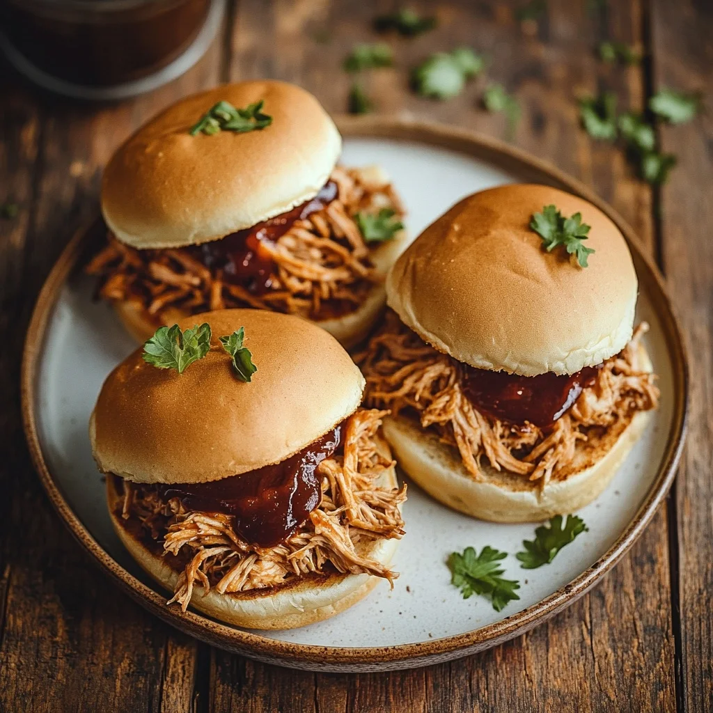 instant pot shredded bbq chicken sandwiches ingredients