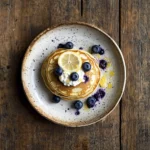 lemon blueberry ricotta pancakes