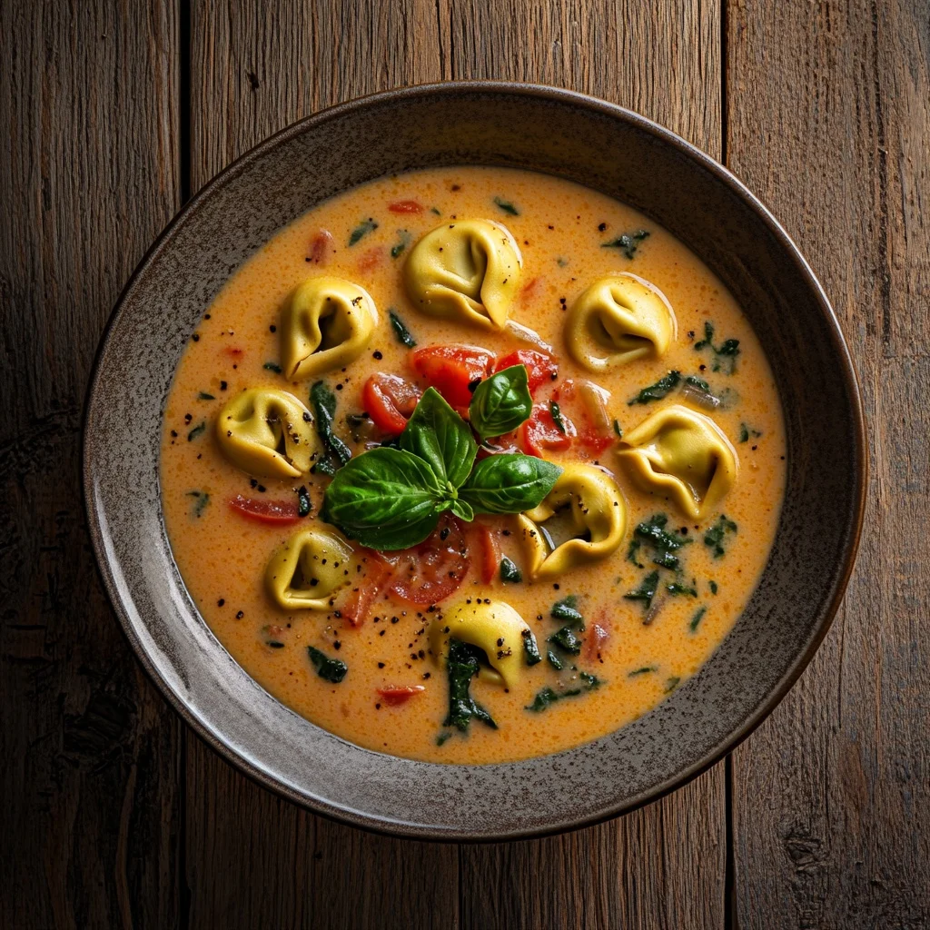 make that cozy creamy tuscan tortellini soup tonight