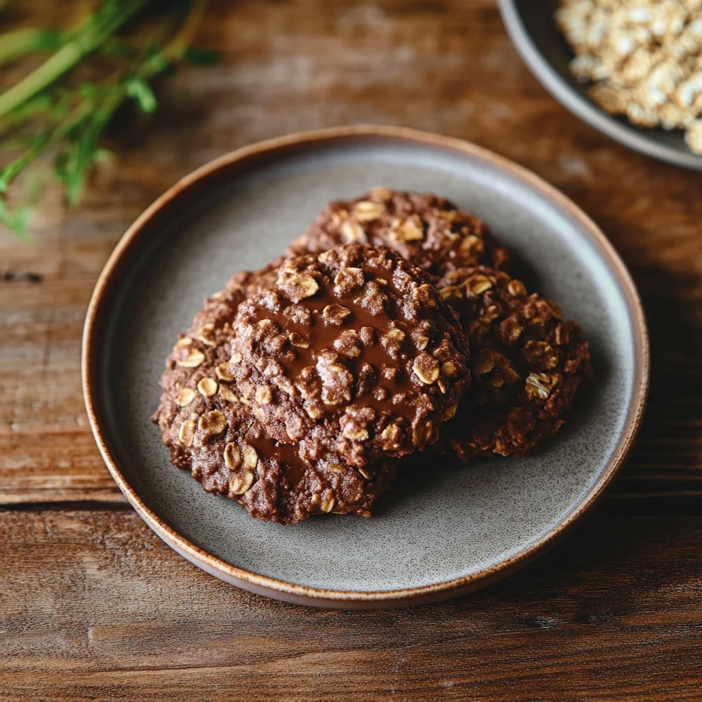 no bake chocolate oatmeal cookies