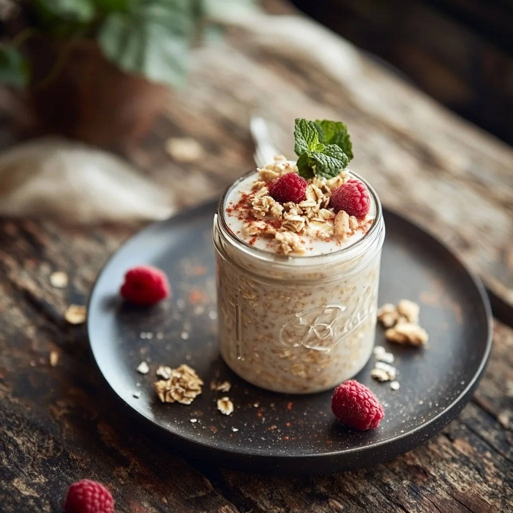no-cook overnight oats jars