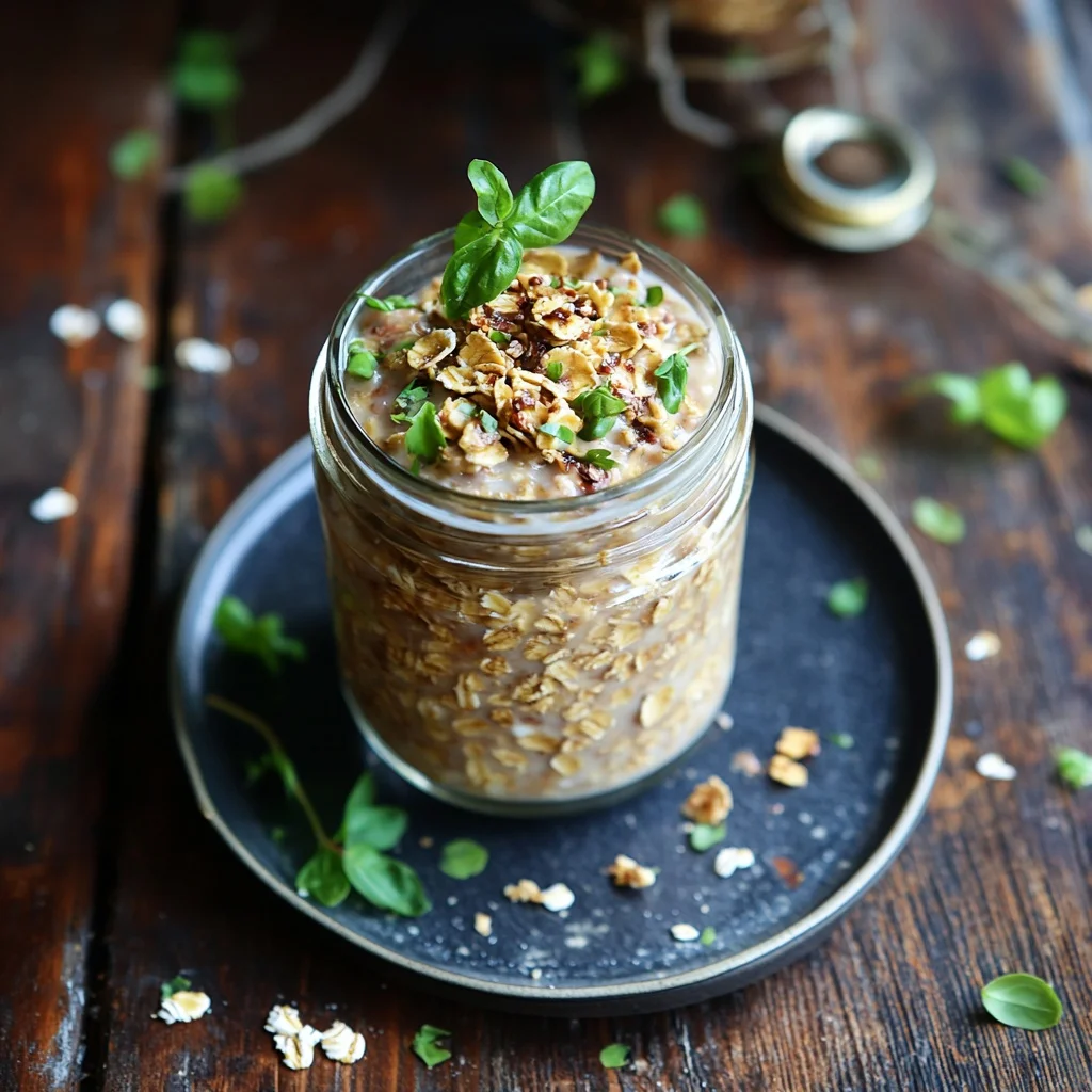 no-cook overnight oats jars ingredients