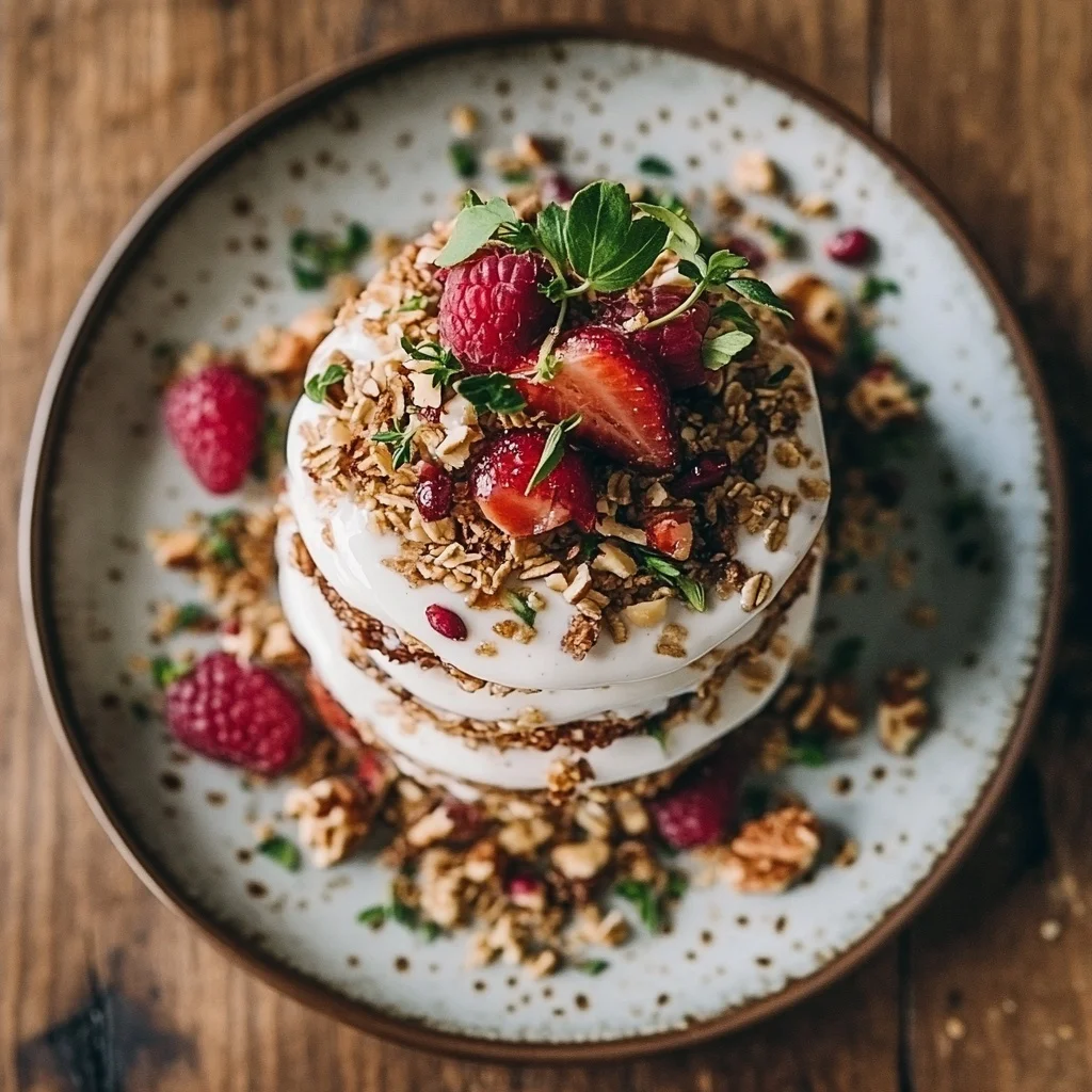 no-cook yogurt parfait layers