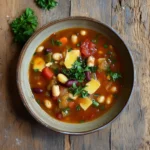 one pot minestrone soup