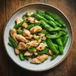quick chicken stir fry with snap peas