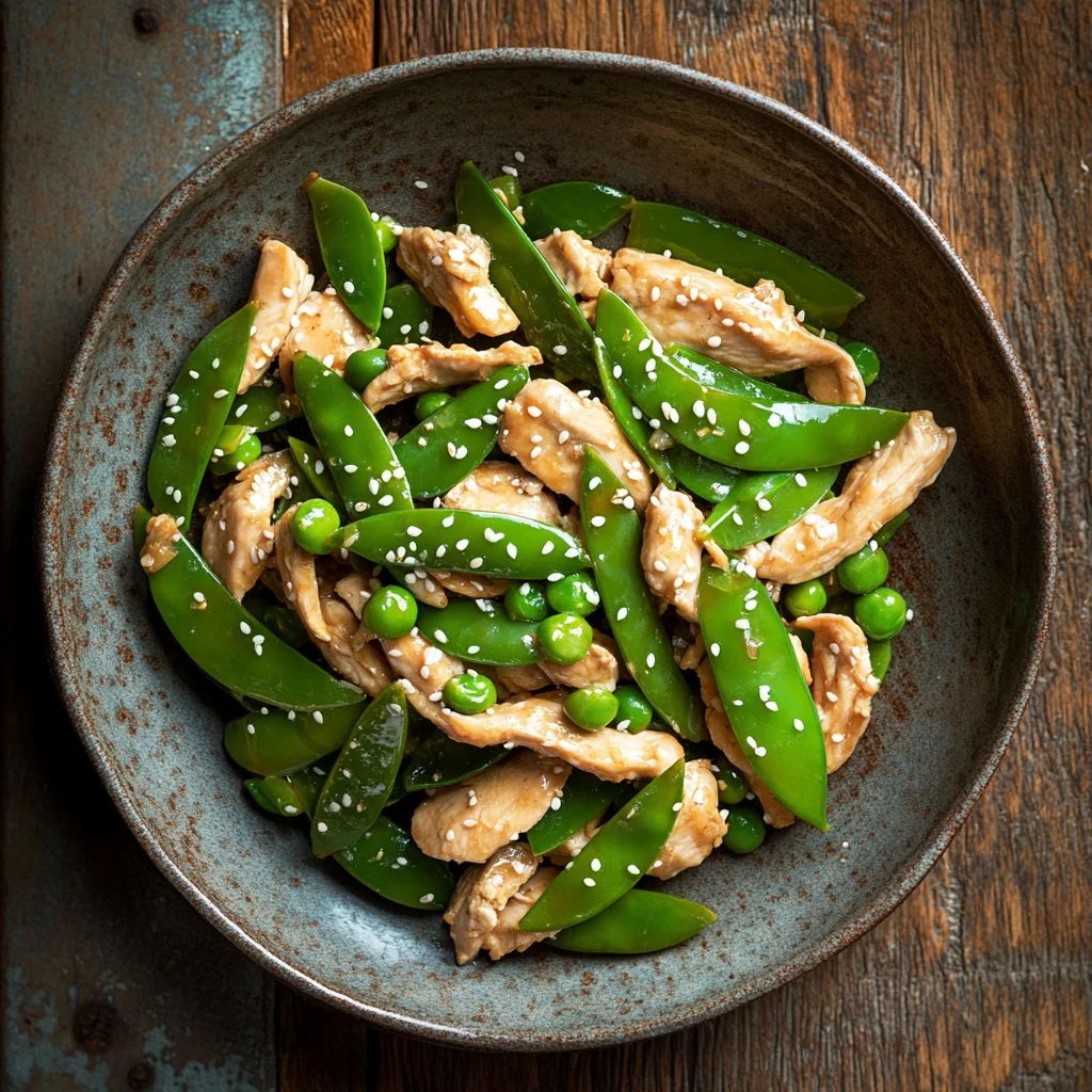 quick chicken stir fry with snap peas ingredients