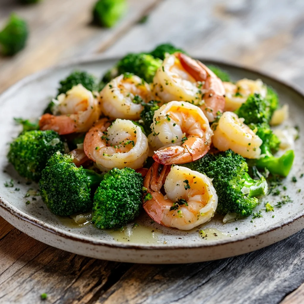 sheet pan lemon garlic shrimp and broccoli