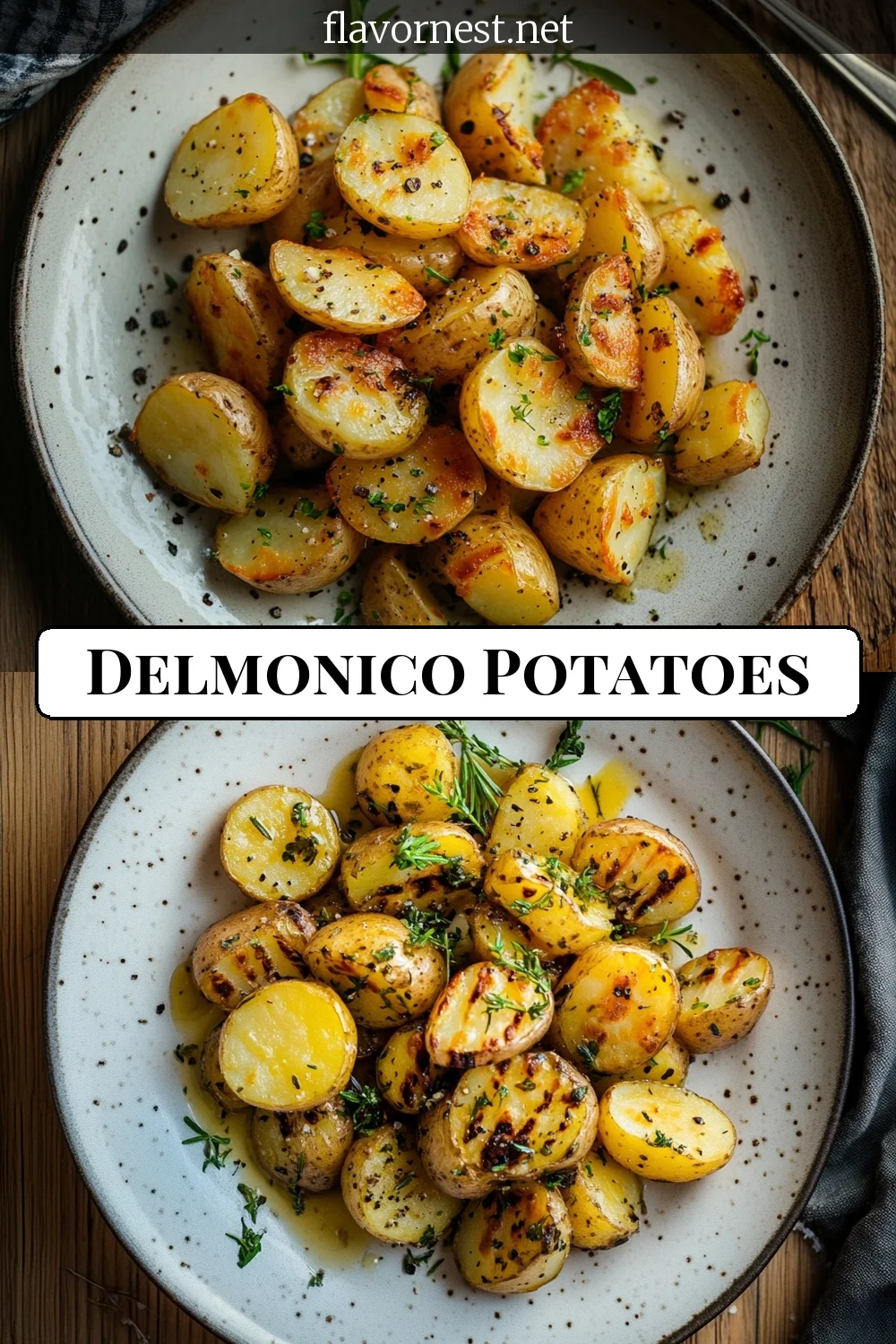 simply delicious potato side dishes delmonico style pin