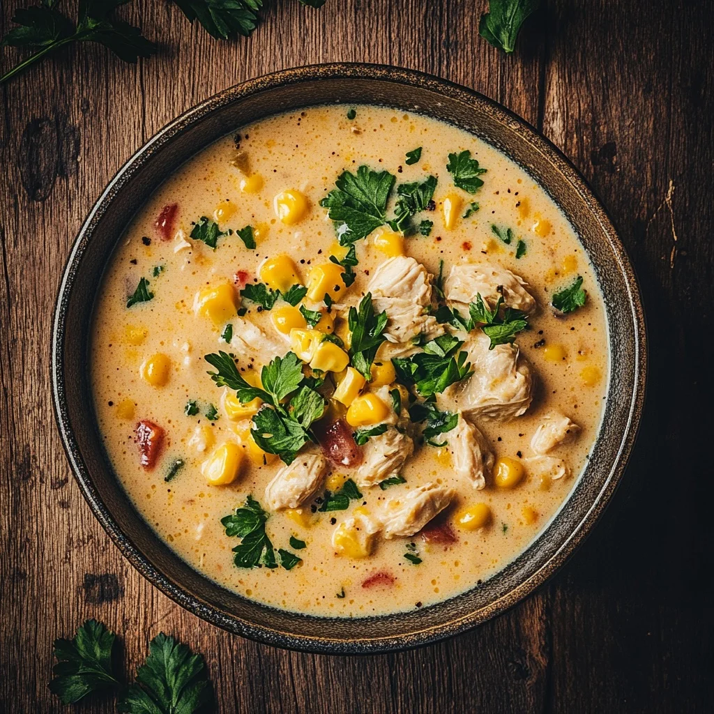 slow cooker creamy chicken and corn chowder ingredients