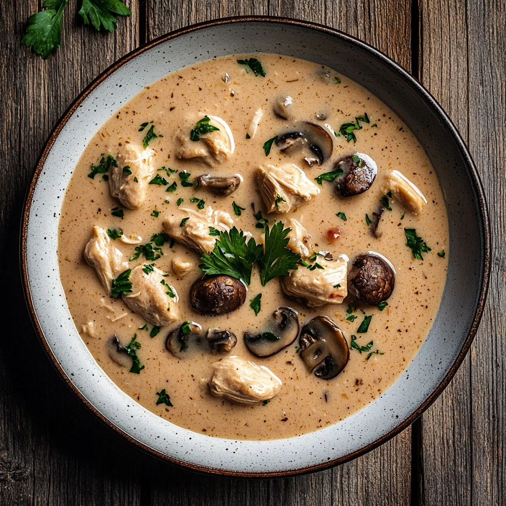 slow cooker creamy chicken and mushroom soup ingredients