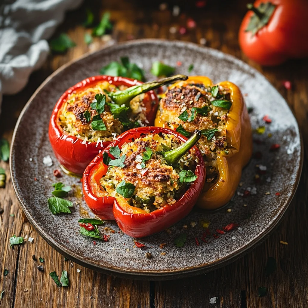 vegetarian stuffed peppers