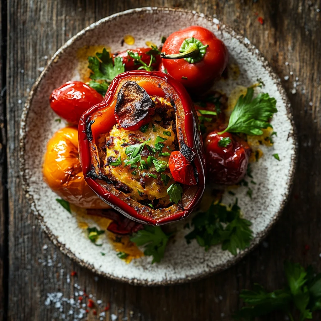 vegetarian stuffed peppers ingredients