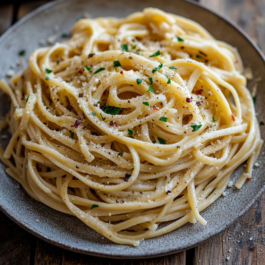 15 minute garlic butter noodles serving suggestion