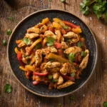 baked chicken fajita casserole