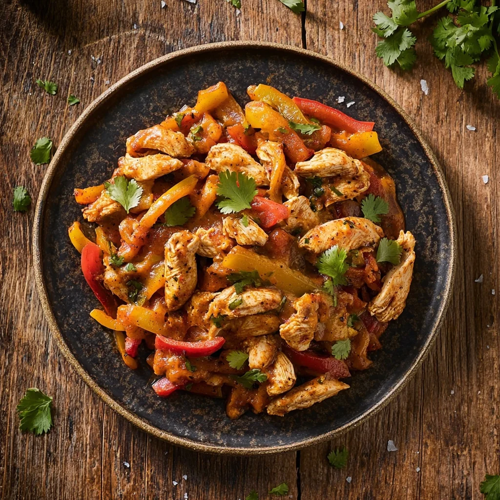 baked chicken fajita casserole