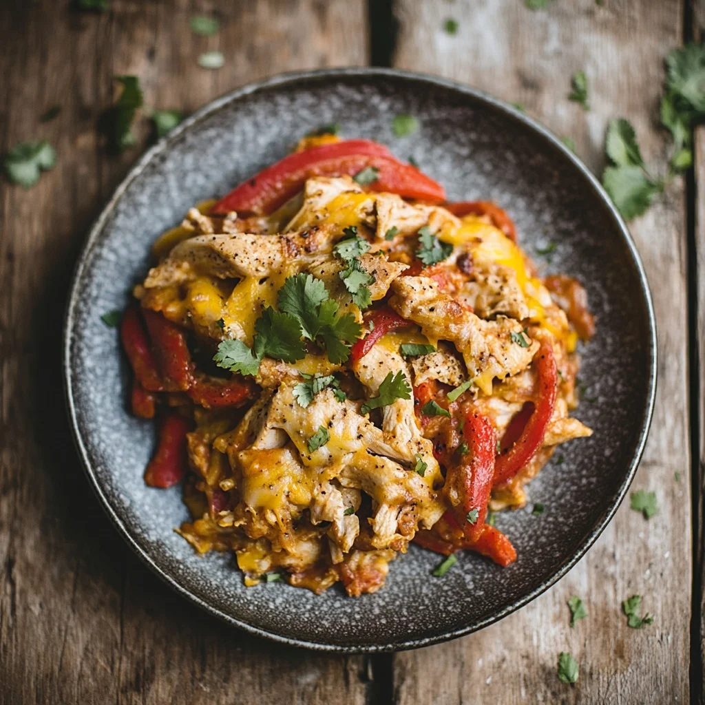baked chicken fajita casserole ingredients
