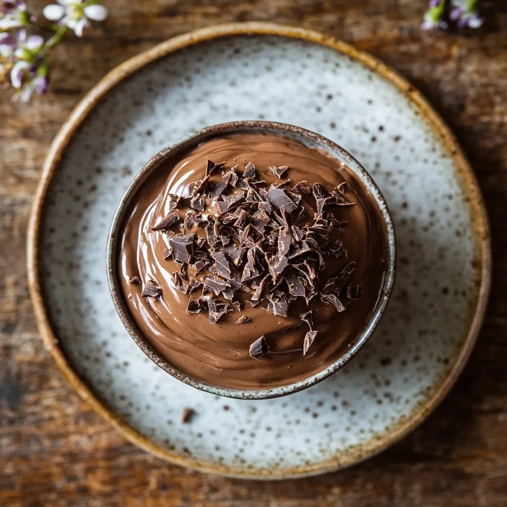 easy 3 ingredient chocolate mousse