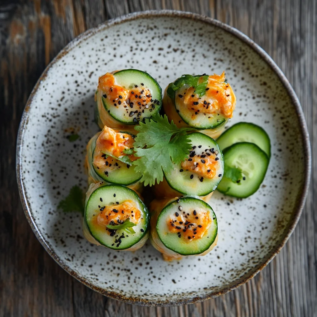 healthy buffalo chicken cucumber rolls 🥒 ingredients